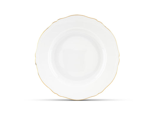 Corona Gold Round Platter by Ginori 1735