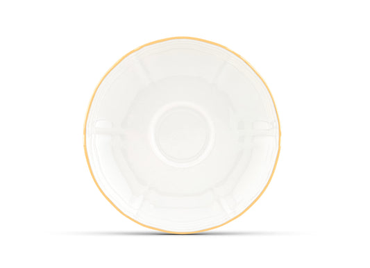 Corona Gold Tea Saucer by Ginori 1735
