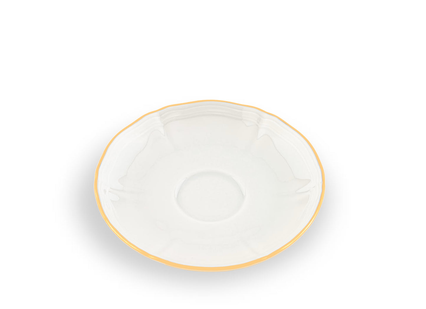 Corona Gold Tea Saucer by Ginori 1735
