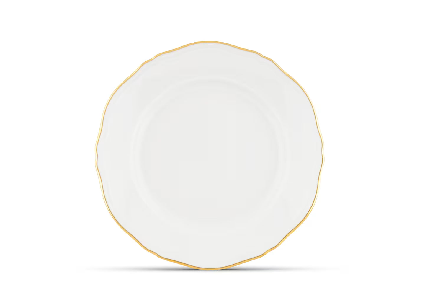 Corona Gold Flat Dinner Plate by Ginori 1735