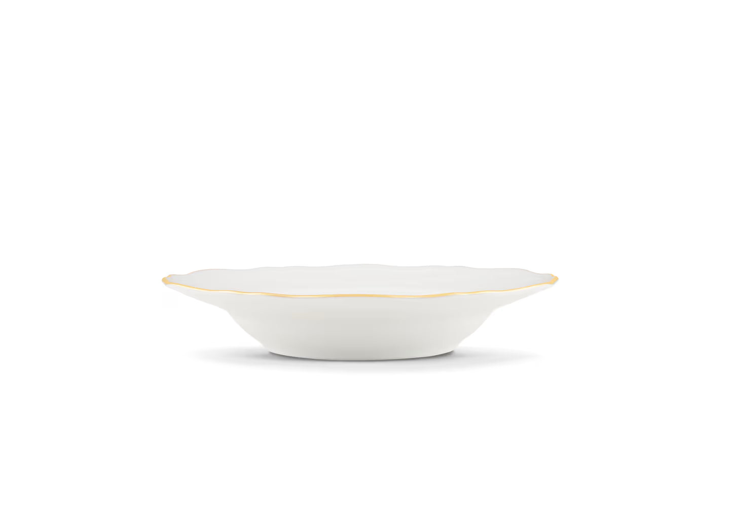Corona Gold Soup Plate by Ginori 1735