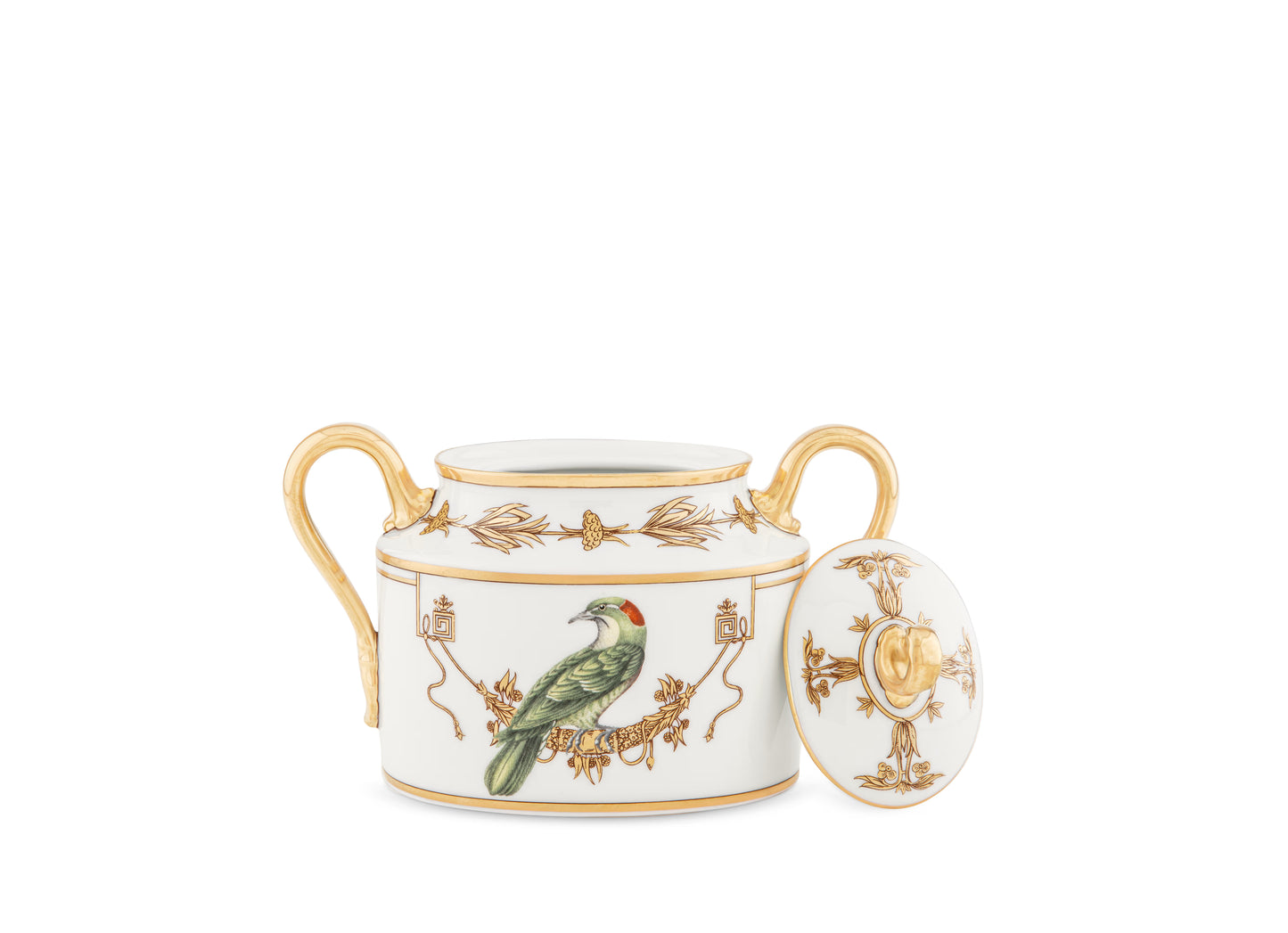 Volière Coucou Didrie Sugar Bowl by Ginori 1735