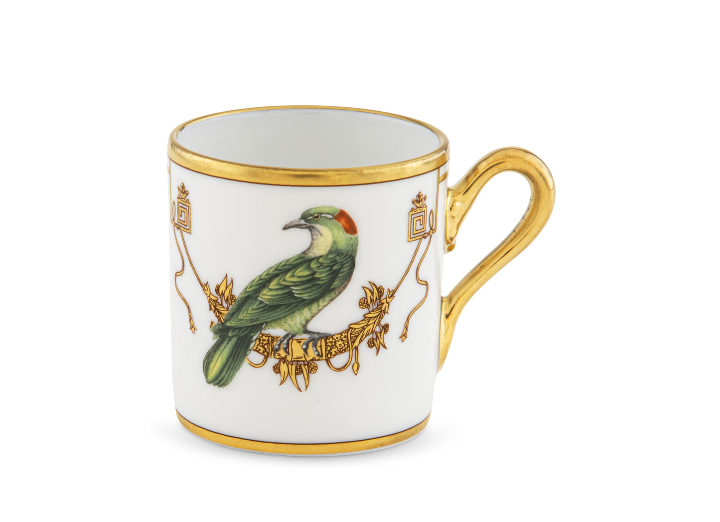 Volière Coucou Didrie Espresso Cup + Saucer by Ginori 1735