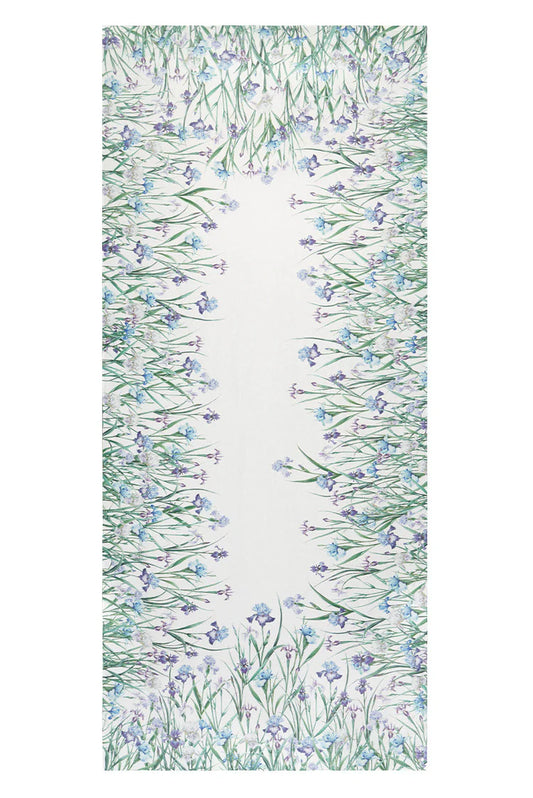 Iris linen tablecloth