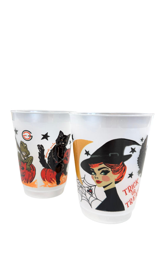Halloween Witch Shatterproof Cups