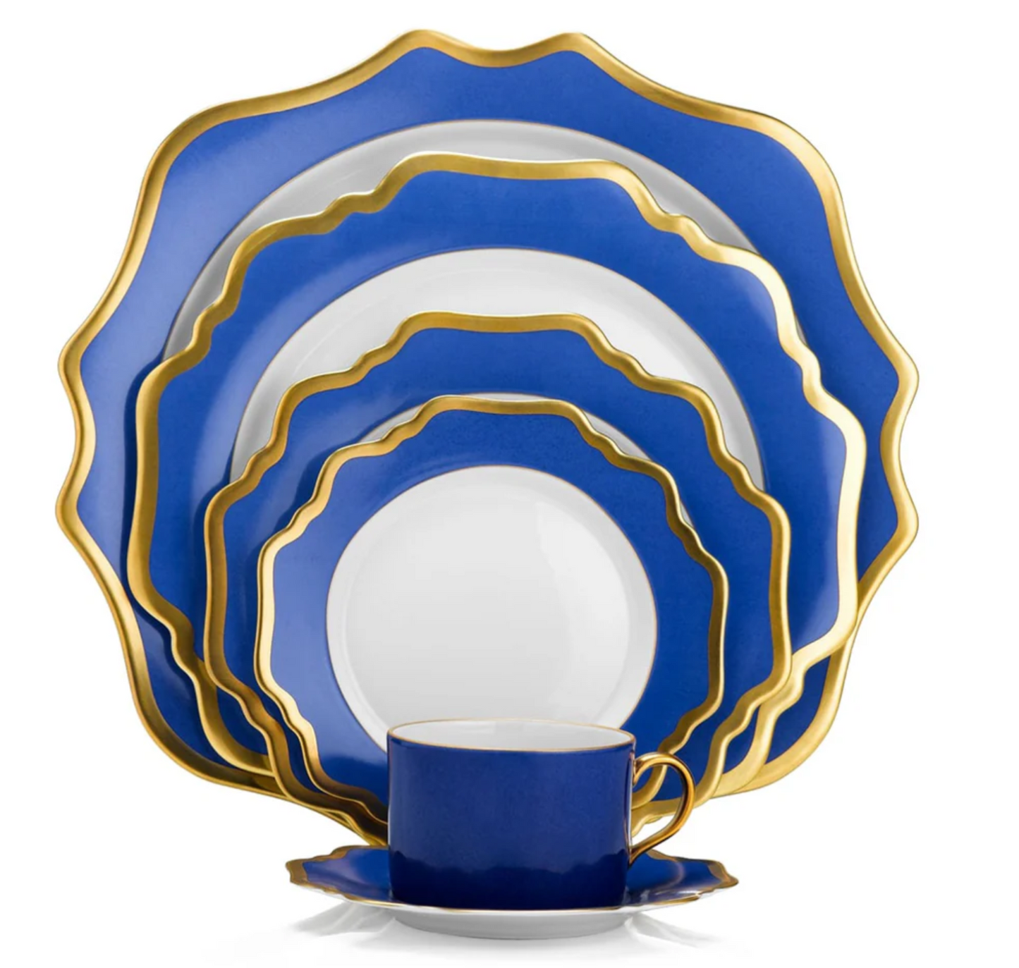 Anna Weatherly Palette Indigo Blue Charger