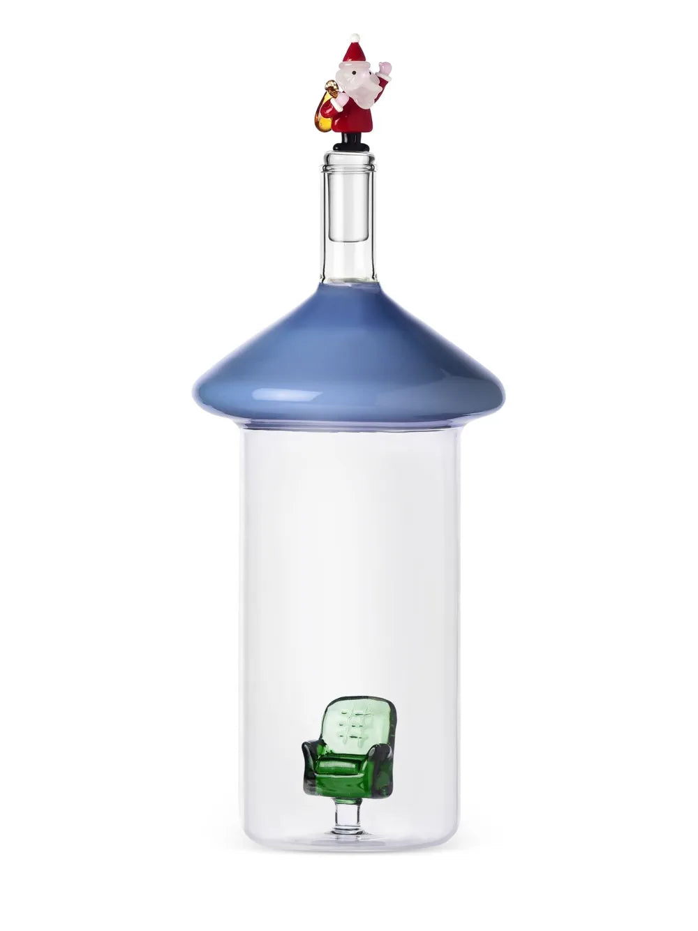 Santa Clause and Chair Bottle