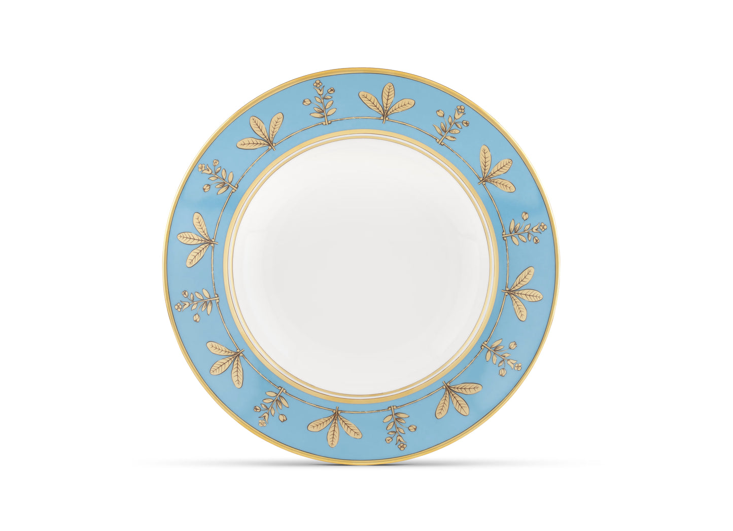 Volière Denim Soup Plate by Ginori 1735