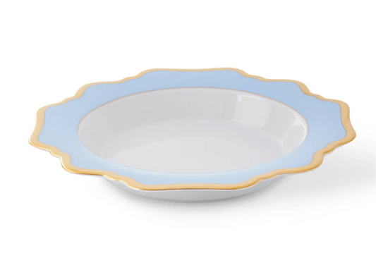 Anna Weatherly Anna's Palette Sky Blue Soup Plate