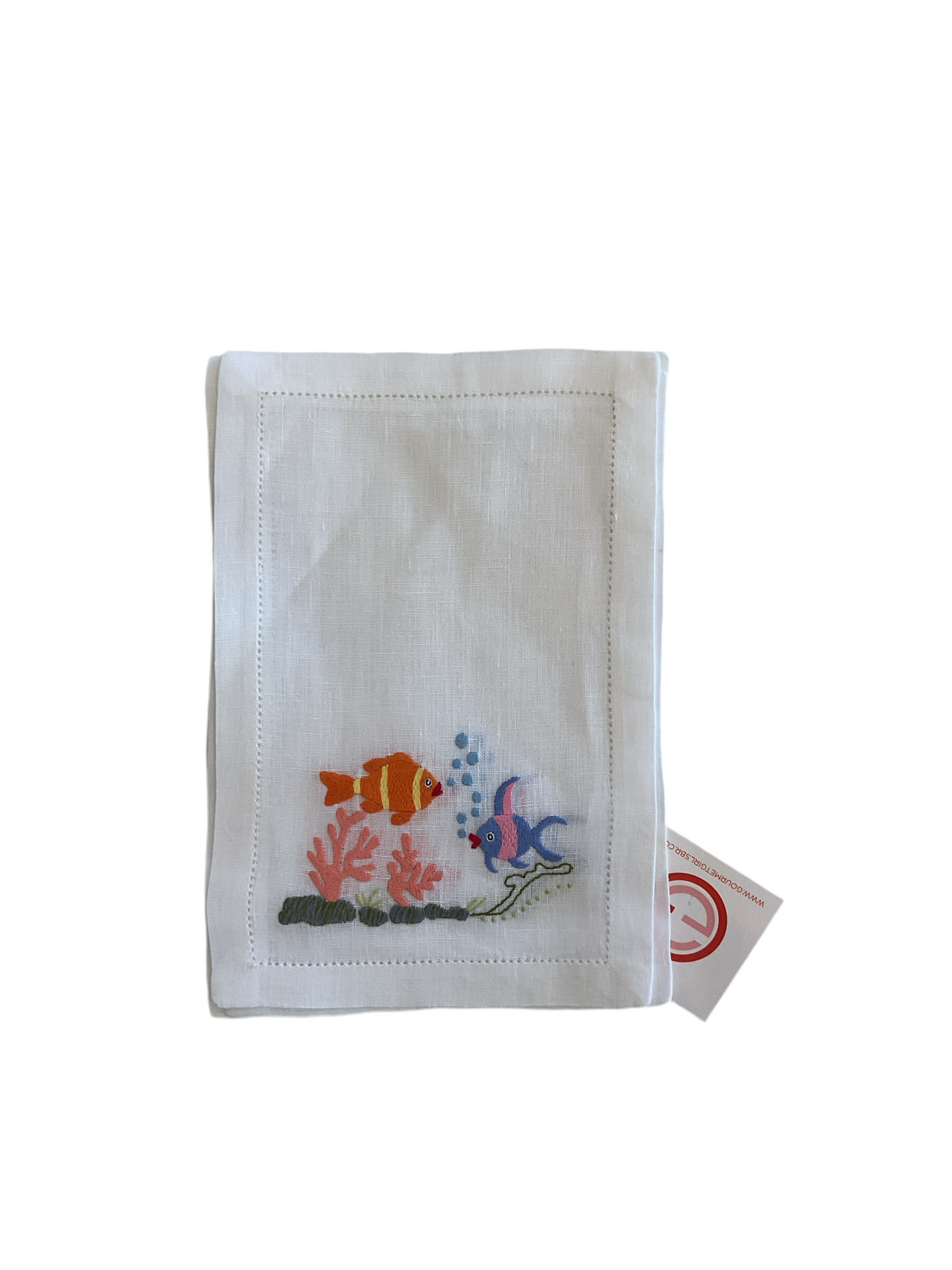 S/4 Fish Kiss Napkins