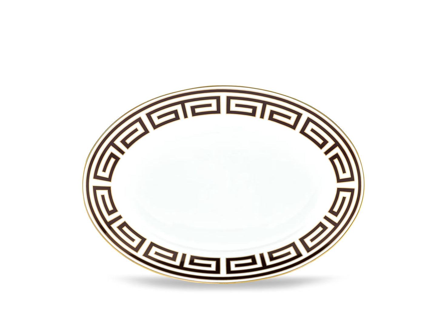Labirinto Ebano Oval Platter by Ginori 1735