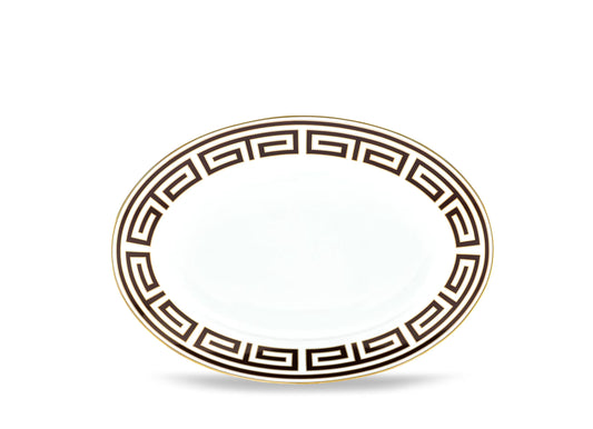 Labirinto Ebano Oval Platter by Ginori 1735