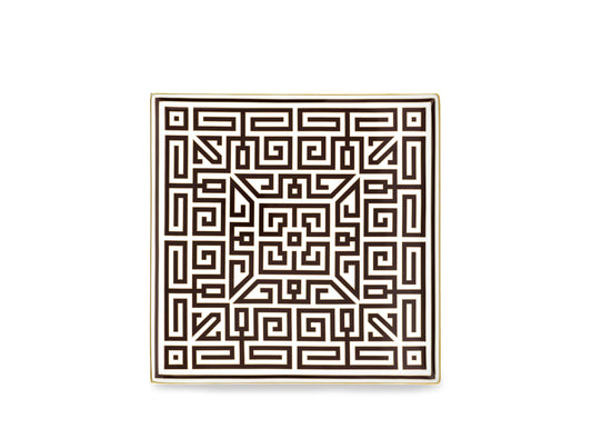 Labirinto Ebano Square Centerpiece by Ginori 1735