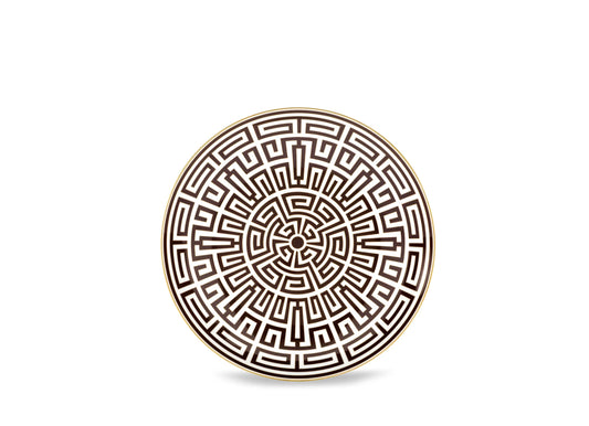 Labirinto Ebano Round Centerpiece by Ginori 1735