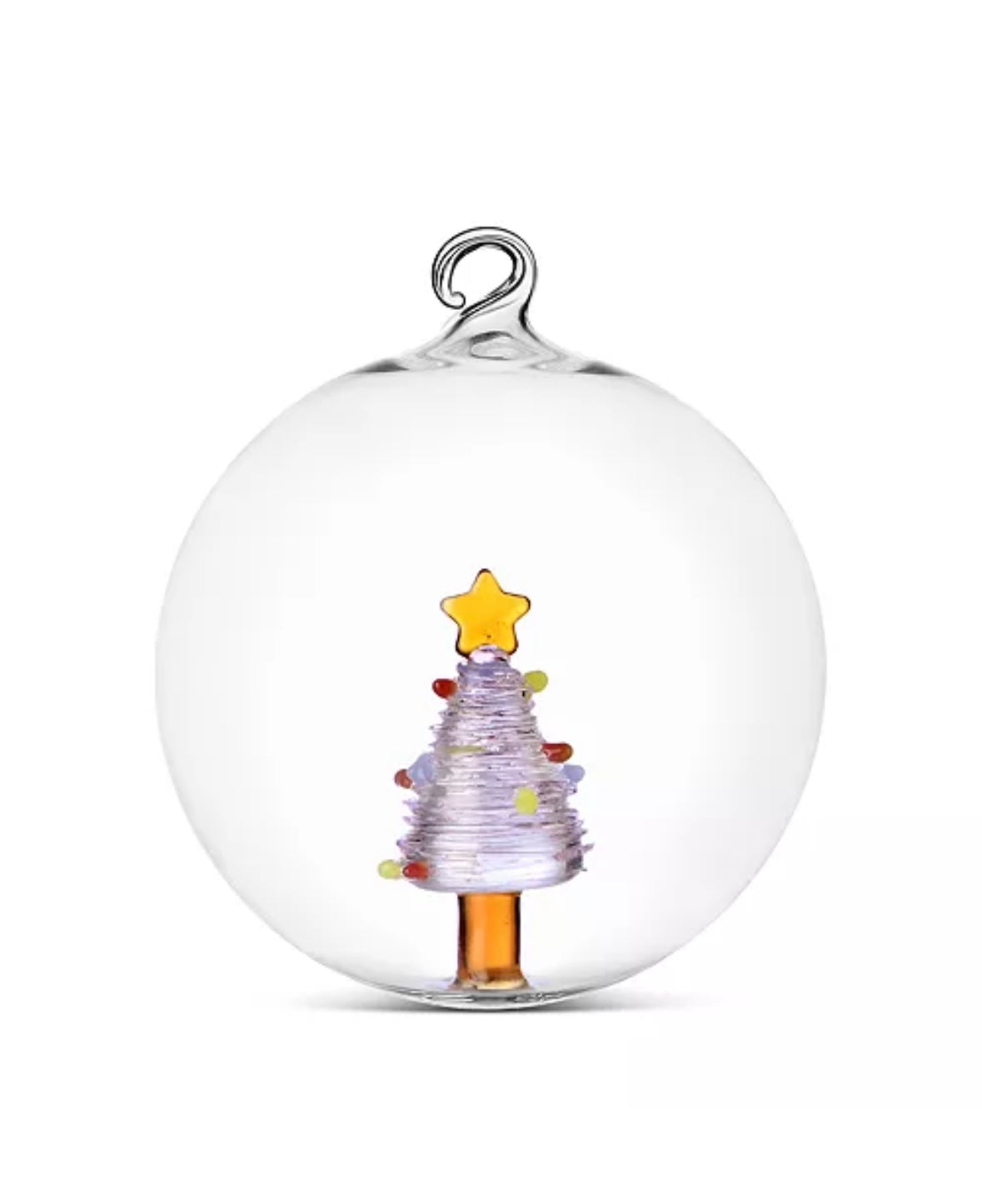 Pink Christmas tree ornament