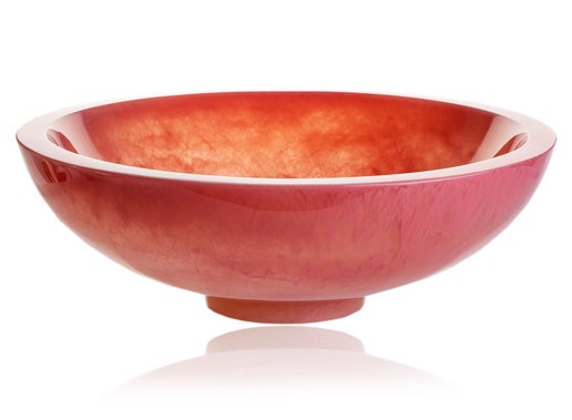 Large Resin Salad Bowl Pink