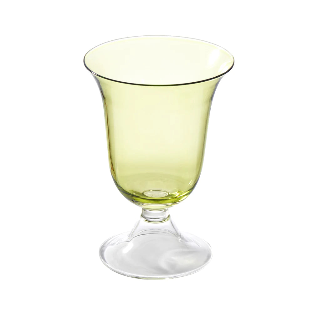 Adriana Green Water Glasses s/4