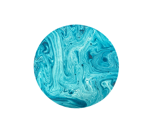 Blue Marble Trays S/4