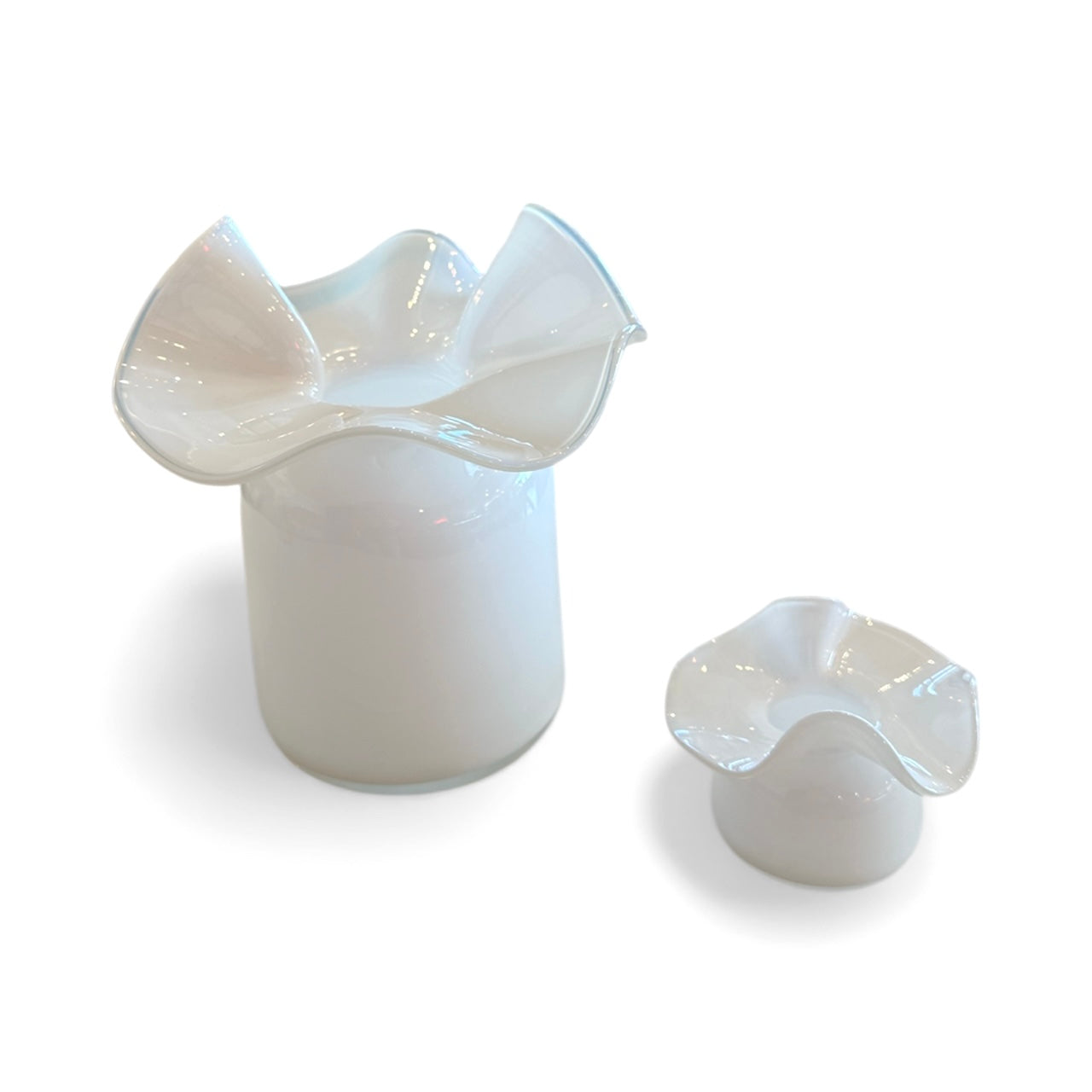Candy Bud Vase Large- White