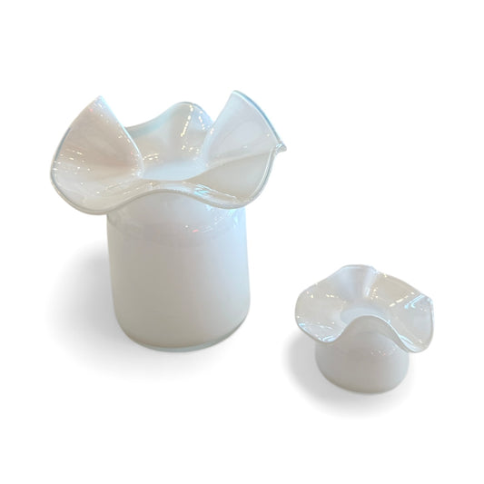 Candy Bud Vase Large- White