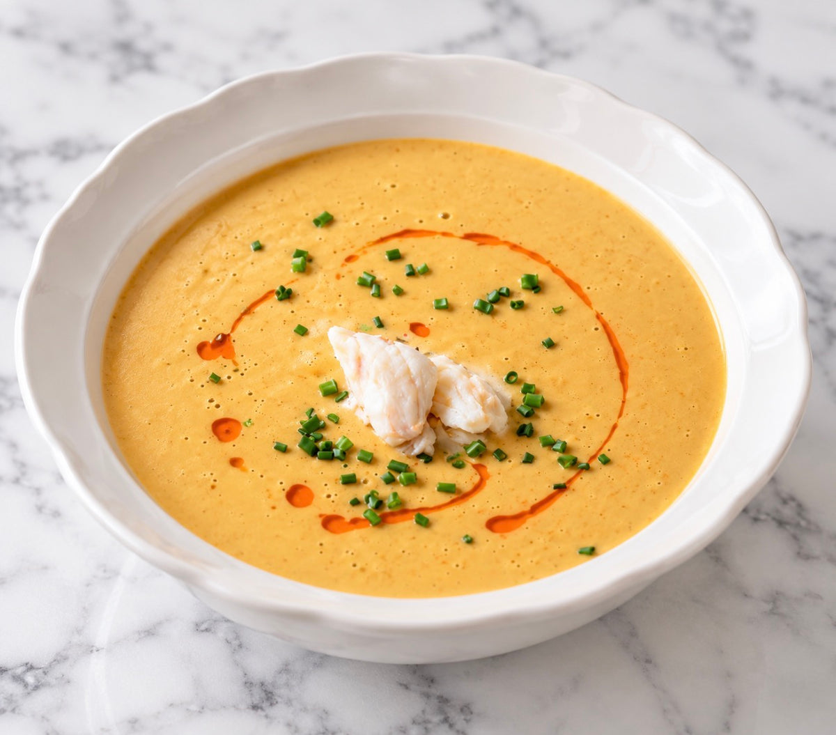 Pumpkin and Crab Bisque