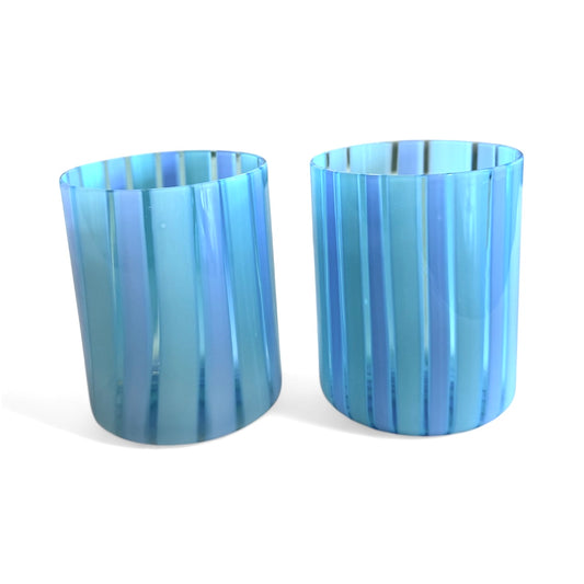 Murano Striped Tumbler Set of 2