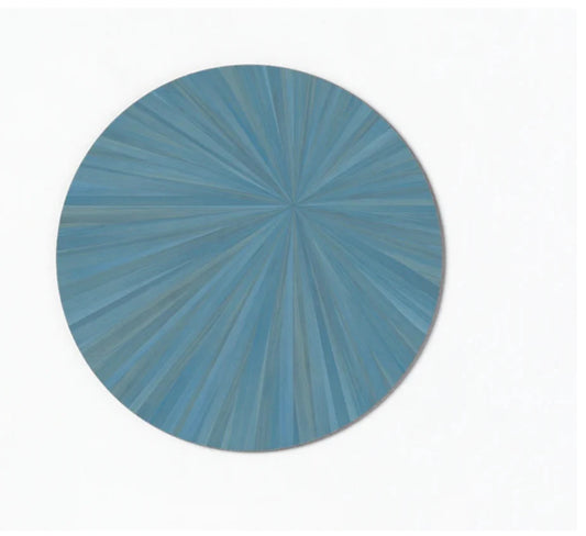 Ocean Blue Soleil Round Tablemat