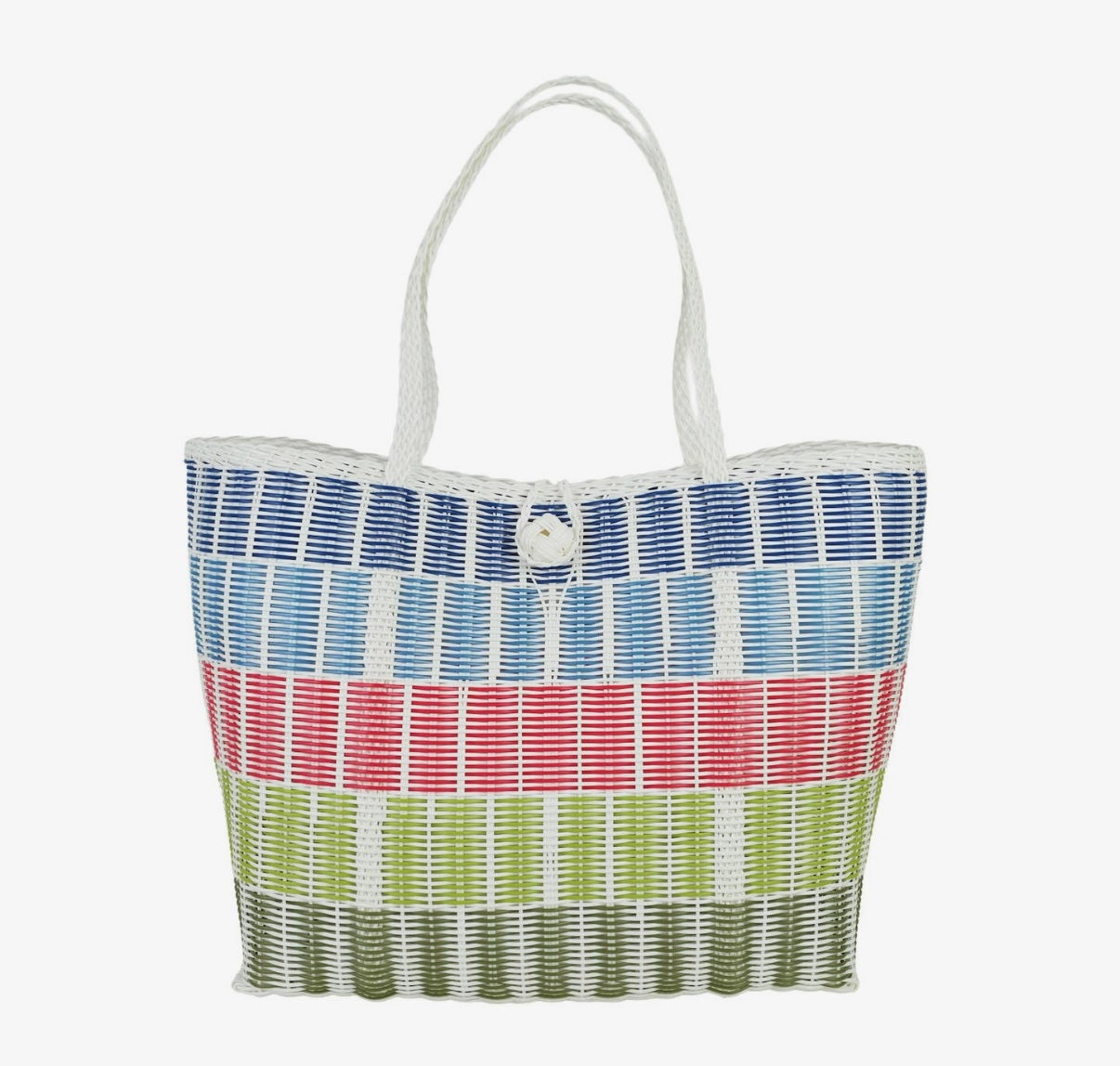 The Lilley Line Medium Market Bag White Hopper
