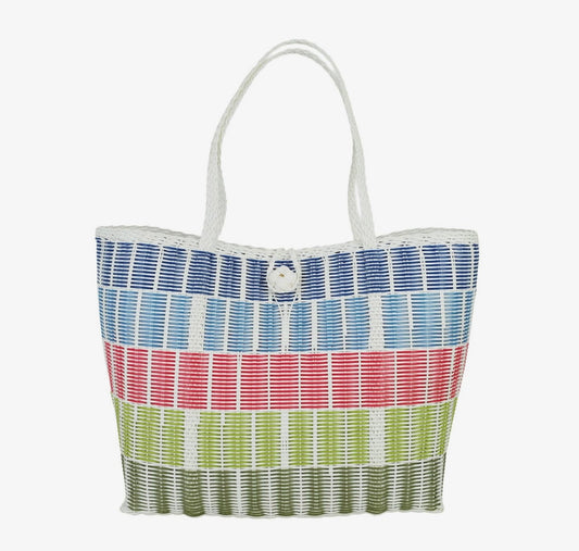 The Lilley Line Medium Market Bag White Hopper