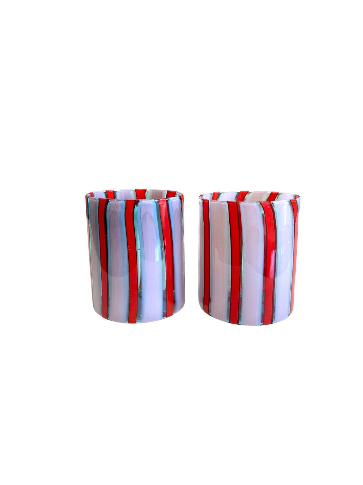 Murano Striped Tumbler Set of 2