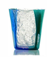 Blue Murano Silicone Drinking Cup