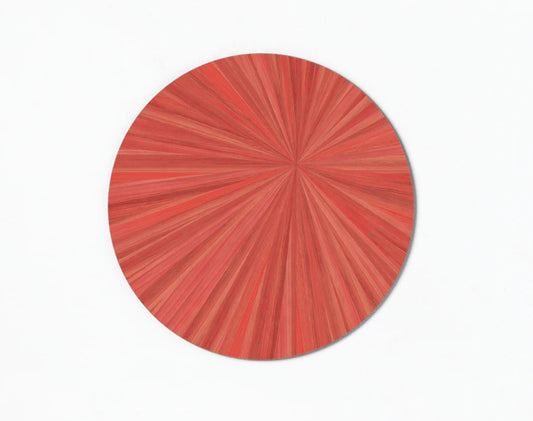 Coral Soleil Round Tablemat