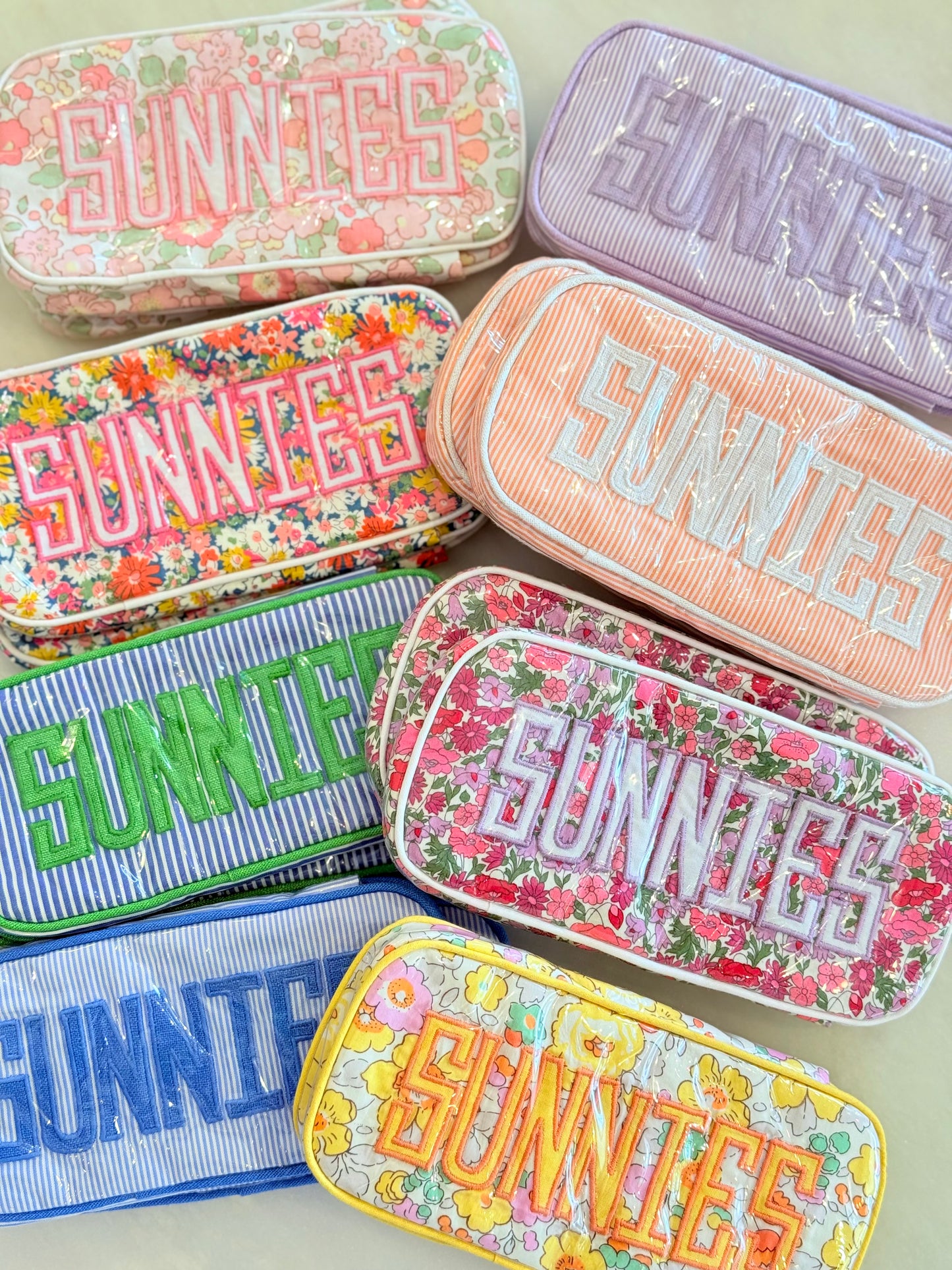 Walker Valentine Sunnies Case - Bright Pink Liberty Floral Fabric