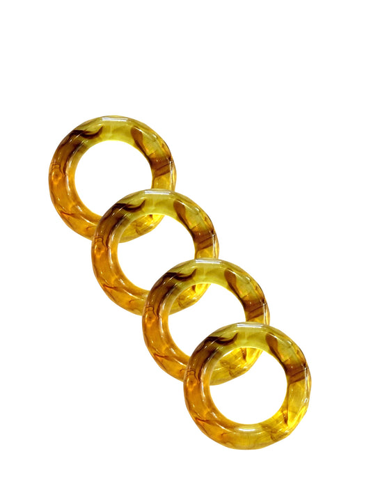 Napkin Ring Set - Lemon
