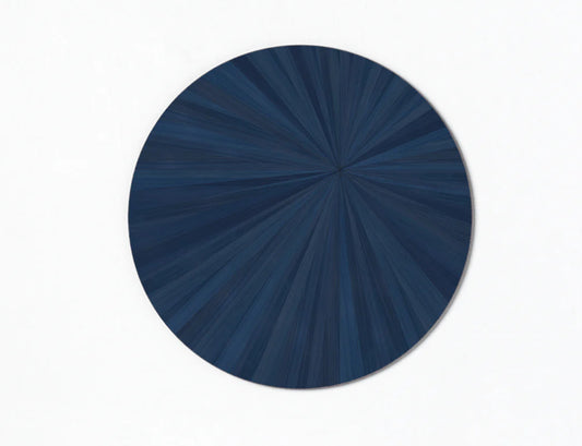 Navy Blue Soleil Round Tablemat