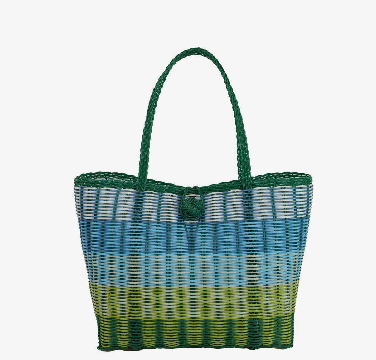 The Lilley Line Small Market Bag- Green Pastures