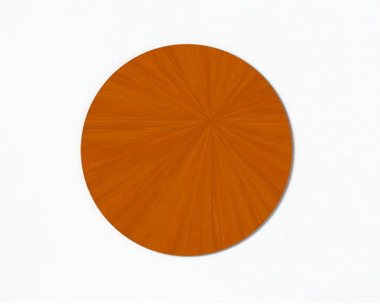 Orange Soleil Round Tablemat