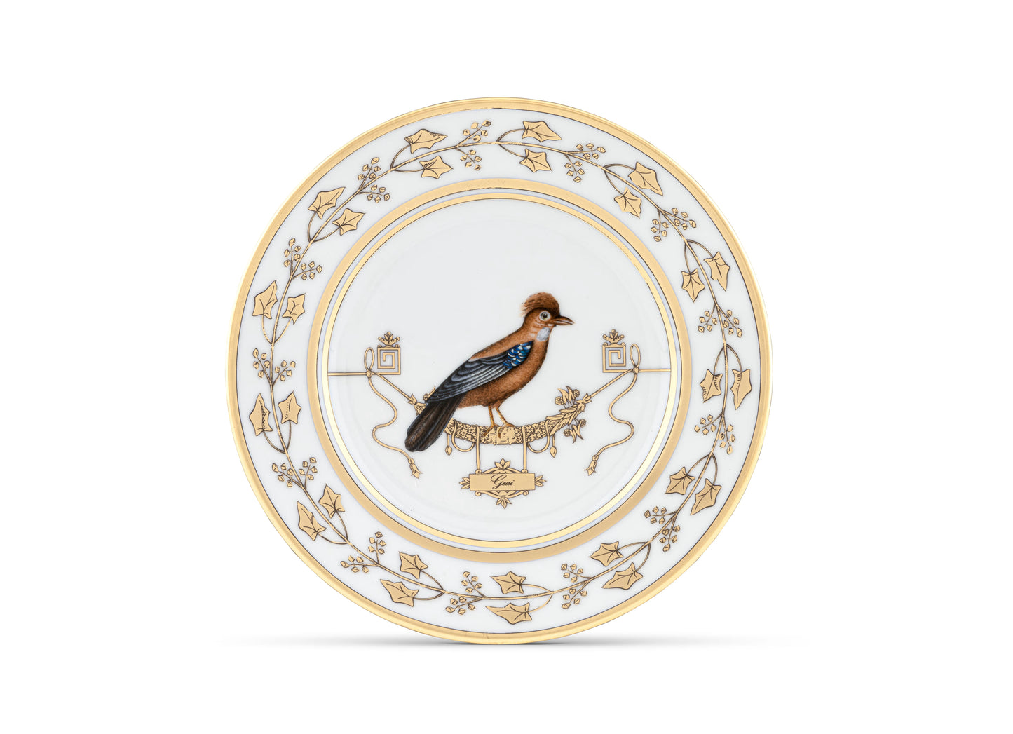 Volière Geai Bread Plate Mug by Ginori 1735