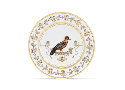 Volière Geai Bread Plate Mug by Ginori 1735