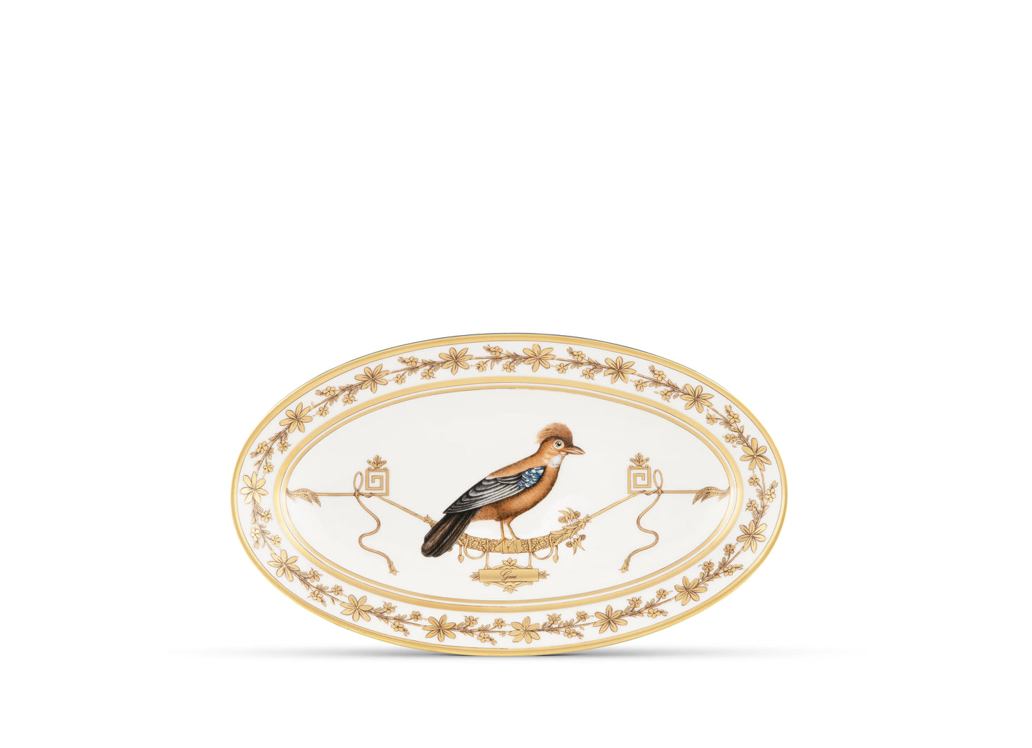 Volière Geai Pickle Dish by Ginori 1735