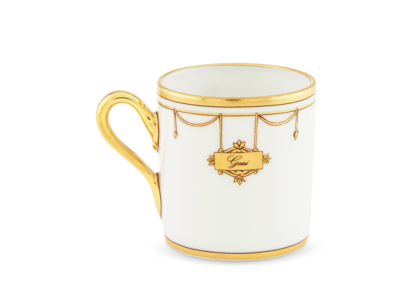 Volière Geai Espresso Cup + Saucer by Ginori 1735
