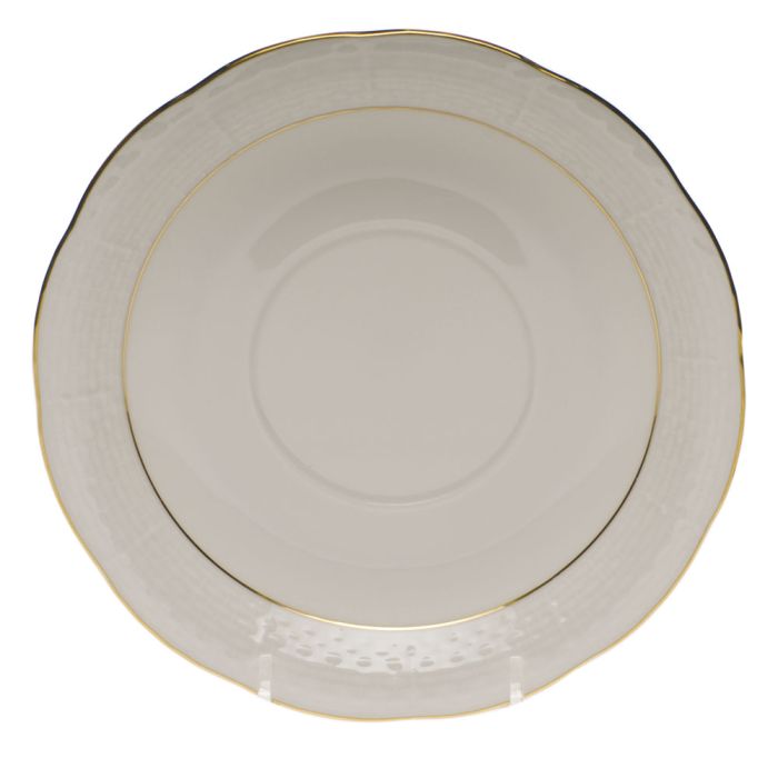 Herend Golden Edge Cream Soup Plate