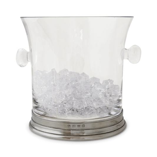 Crystal Ice Bucket with Handles