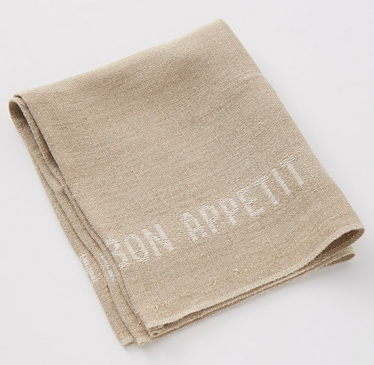 Charvet Napkin / Placemat Bon appetit