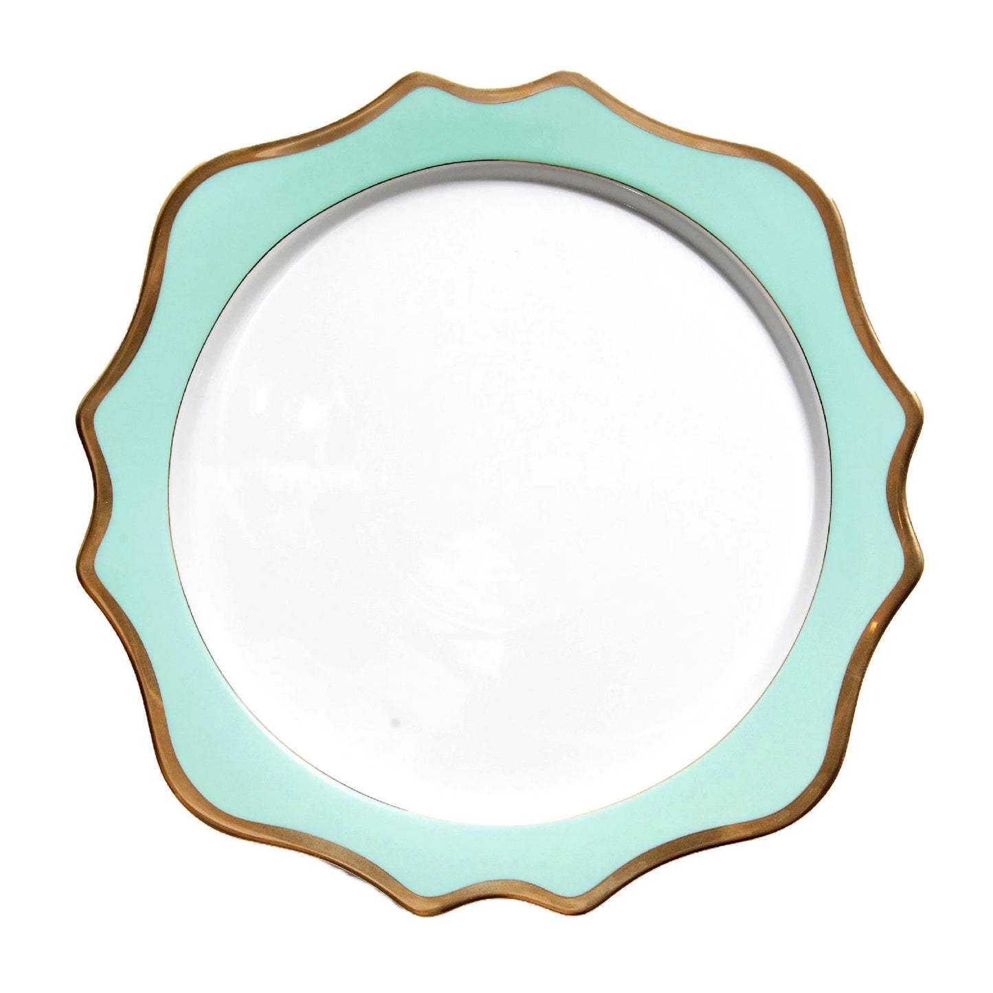 Anna Weatherly Palette Aqua Green Charger