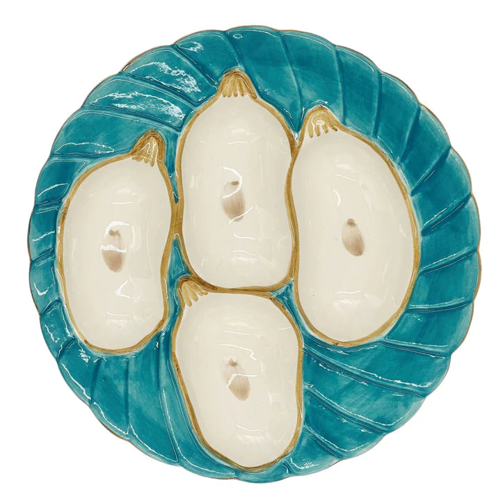 Aqua Oyster Plate