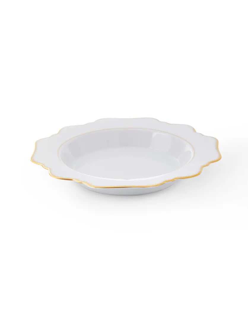 Anna Weatherly Anna's Palette White Soup Plate