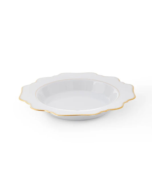 Anna Weatherly Anna's Palette White Soup Plate