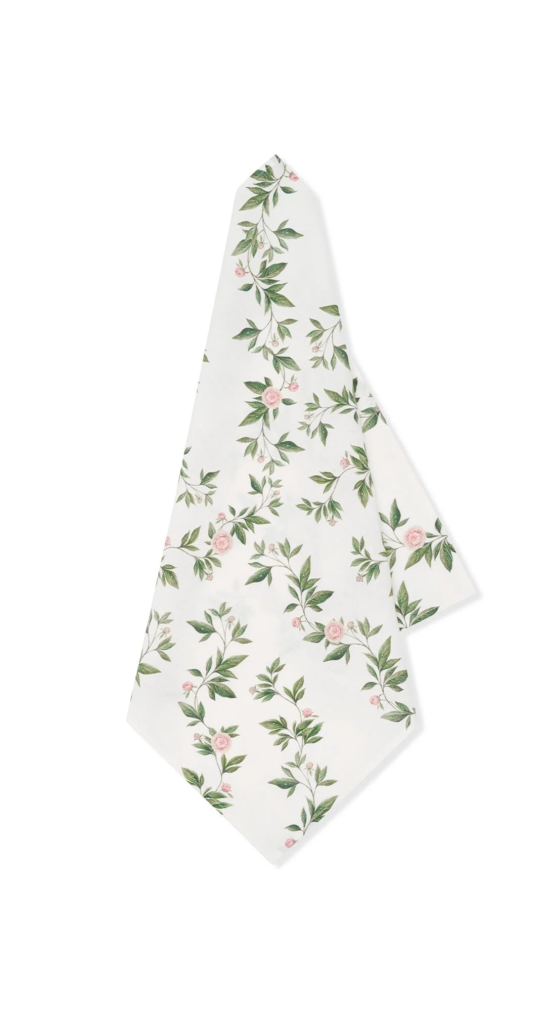 Set of 6 Trailing Peony Linen Napkins
