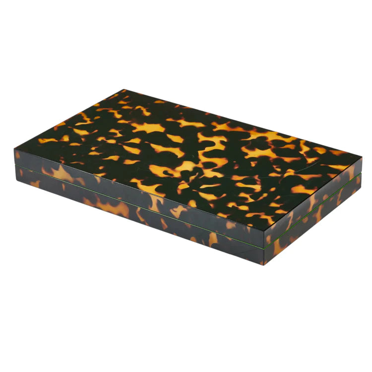 Tortoiseshell Lacquer Backgammon Set